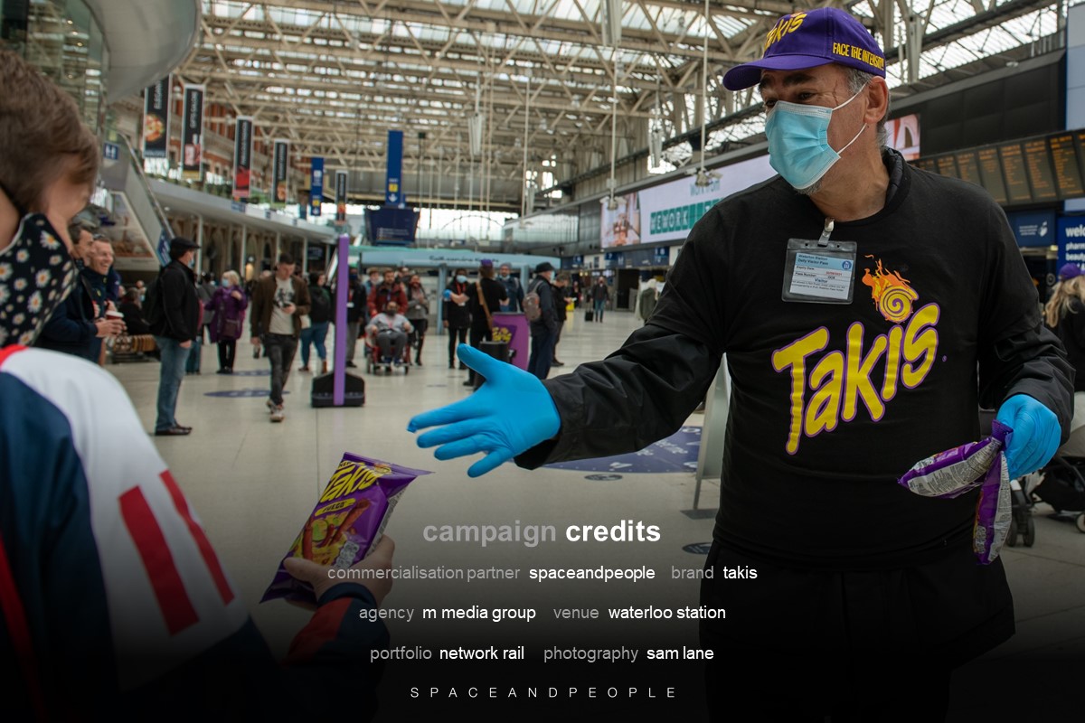 Takis Samplinng Food & Drink Sampling Returns - Experiential Space