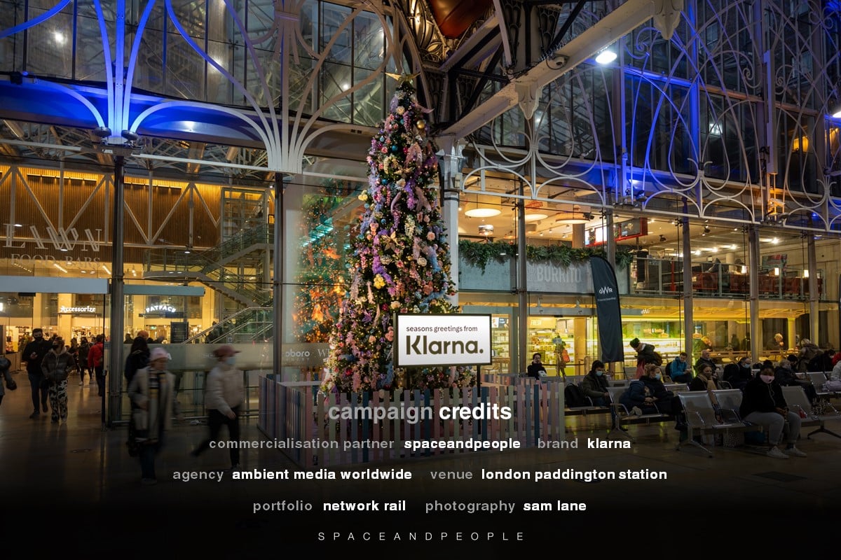 Christmas Tree Sponsorship: Klarna - Experiential Space