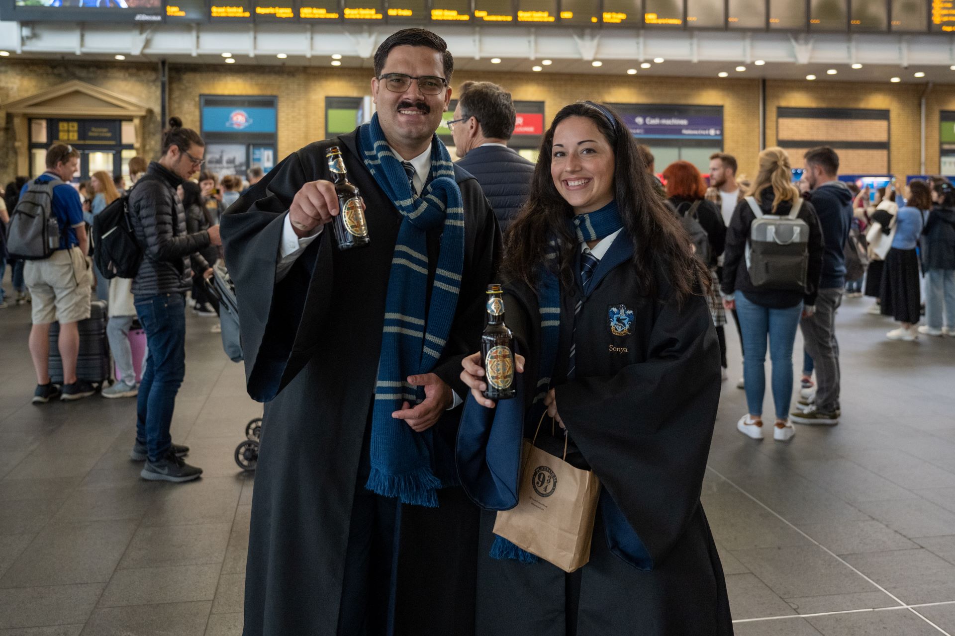 LEGO Harry Potter promotion at King's Cross station