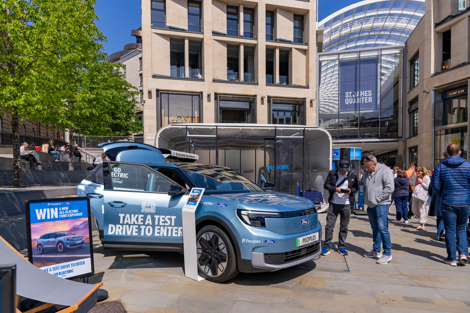 Ford Go Electric at St James Quarter 1