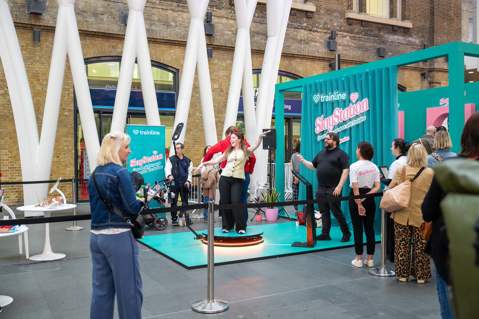 The trainline SlayStation at London King's Cross 2