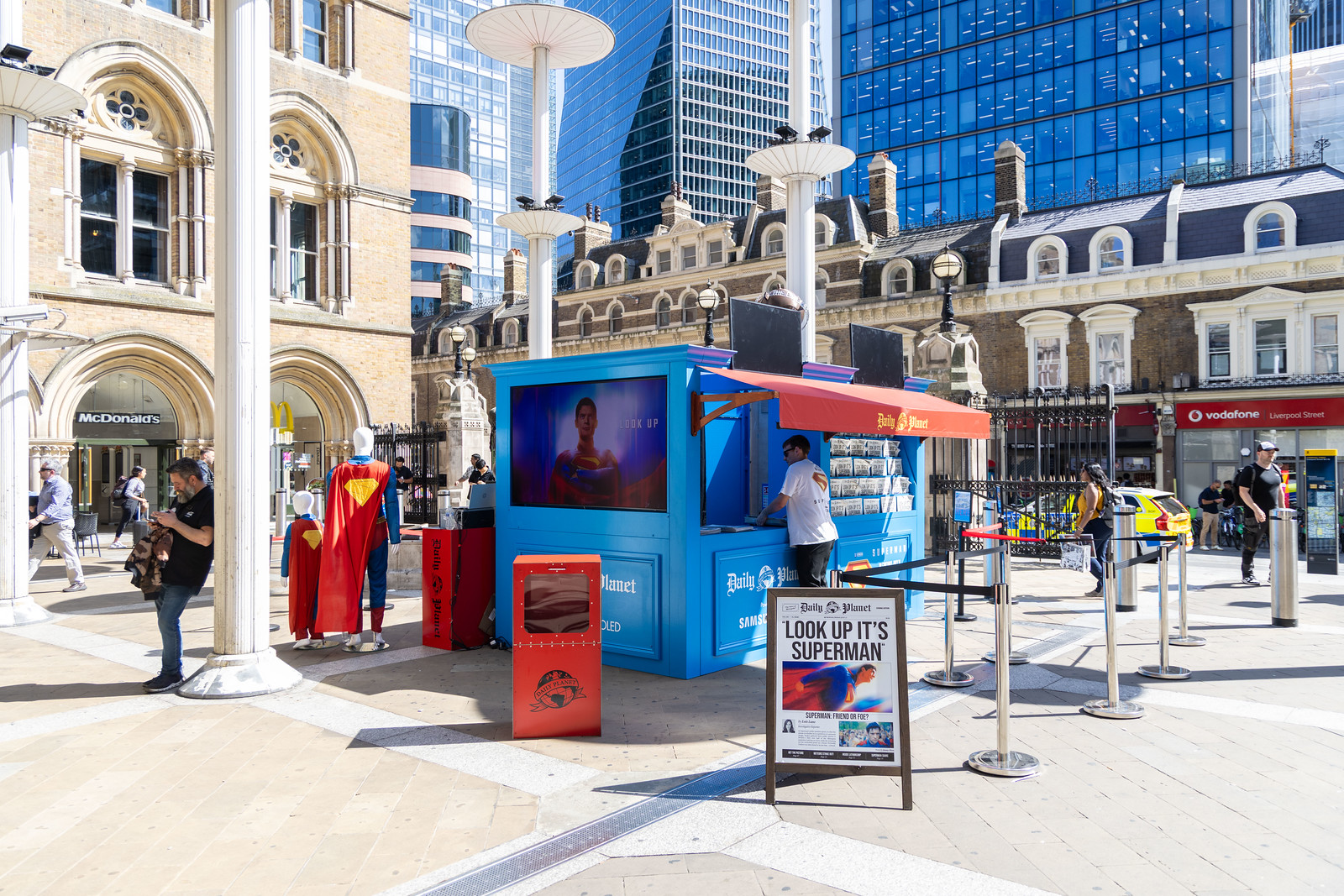 Superman at Liverpool Street 3