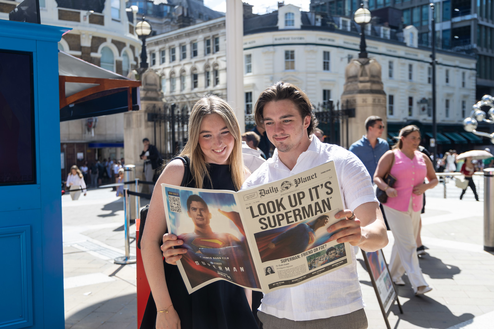 Superman at Liverpool Street
