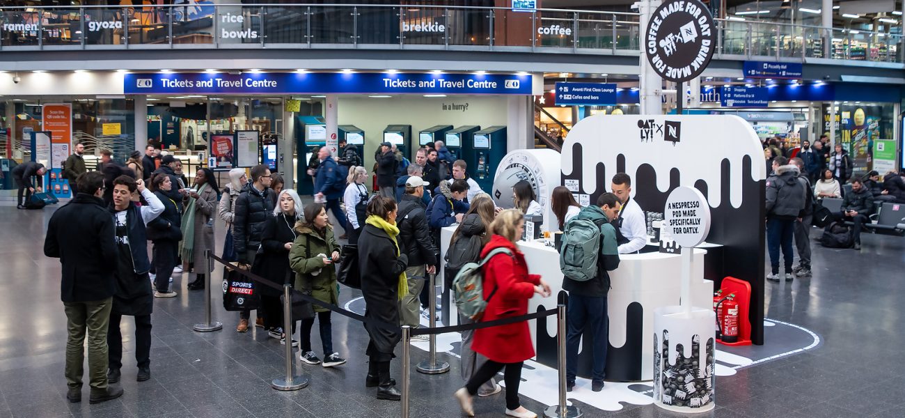 Oatly & Nespresso at Manchester Piccadilly 2025